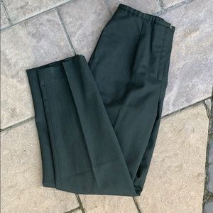 Pendleton wool slacks hunter green made in USA
